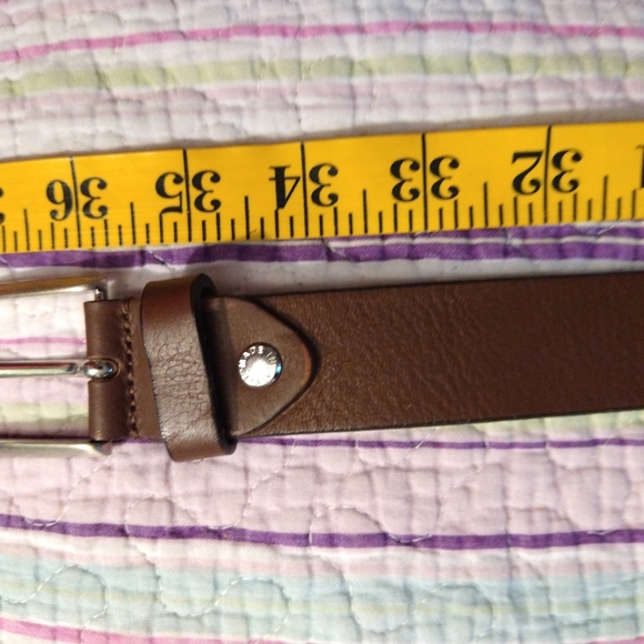 Size M genuine leather belt made in Italy - Picture 8 of 11